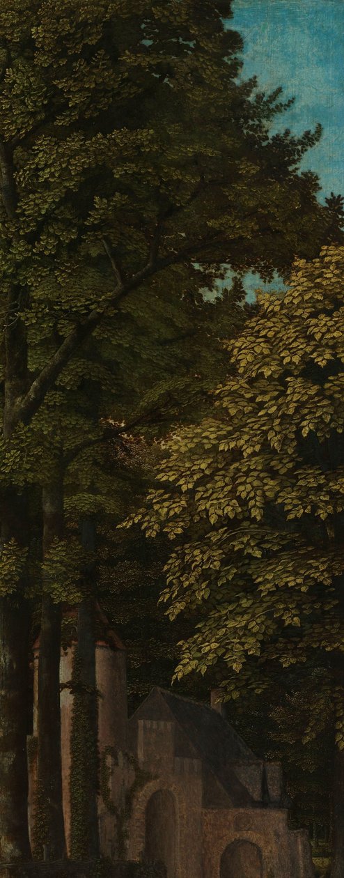 Ormanda Görünüm, Üç Parçanın Sol Dış Kanadı by Gerard David