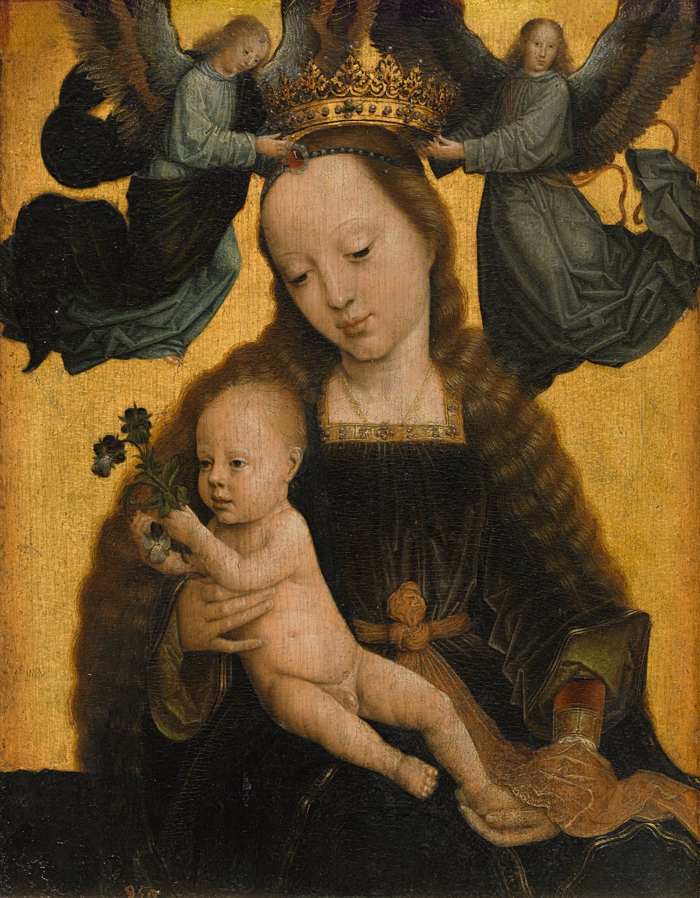 Meleklerle Bakire ve Çocuk by Gerard David