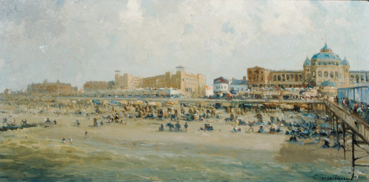Kurhaus tarafından Scheveningen Plajı