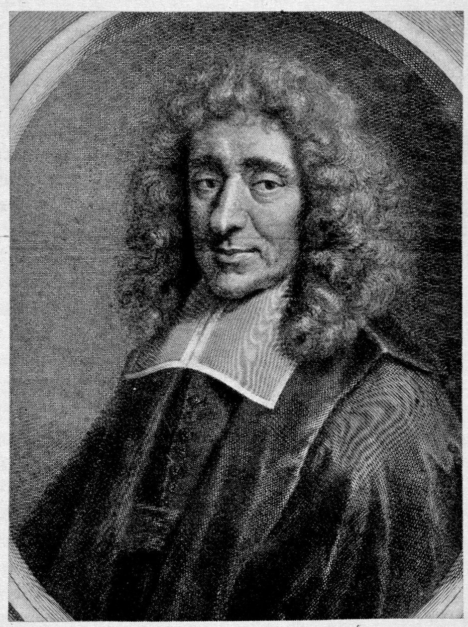 Antoine Furetiere (1619-1688), Edelinck tarafından gravür by Gérard Edelinck