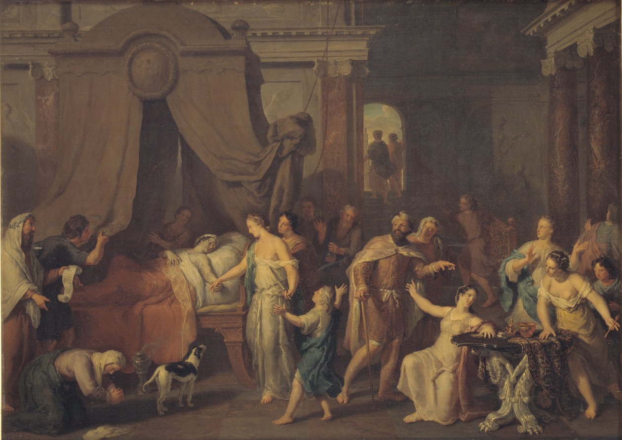 Alkestis ve Admetus by Gerard Hoet I