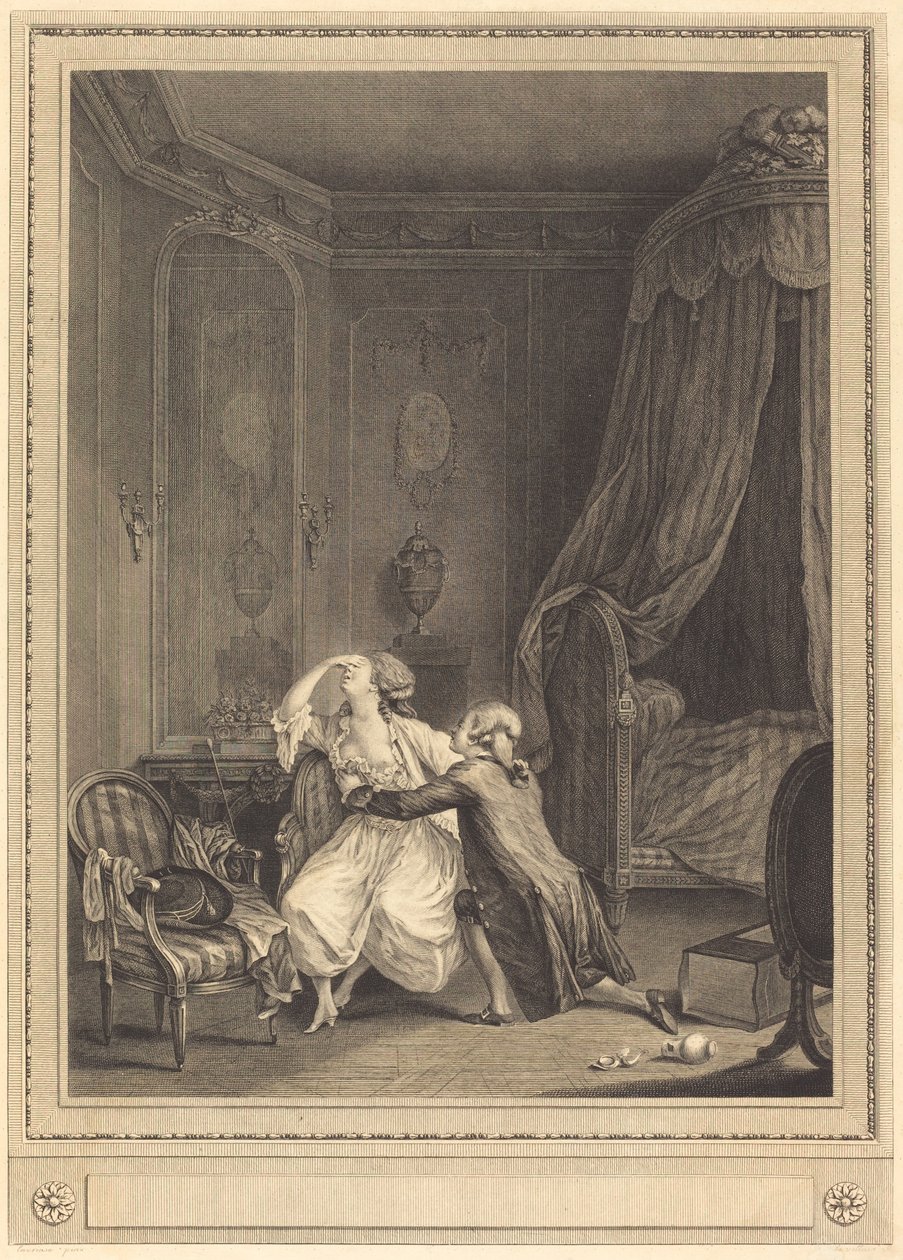 Geç tövbe by Gerard Rene Le Vilain after Nicolas Lavreince