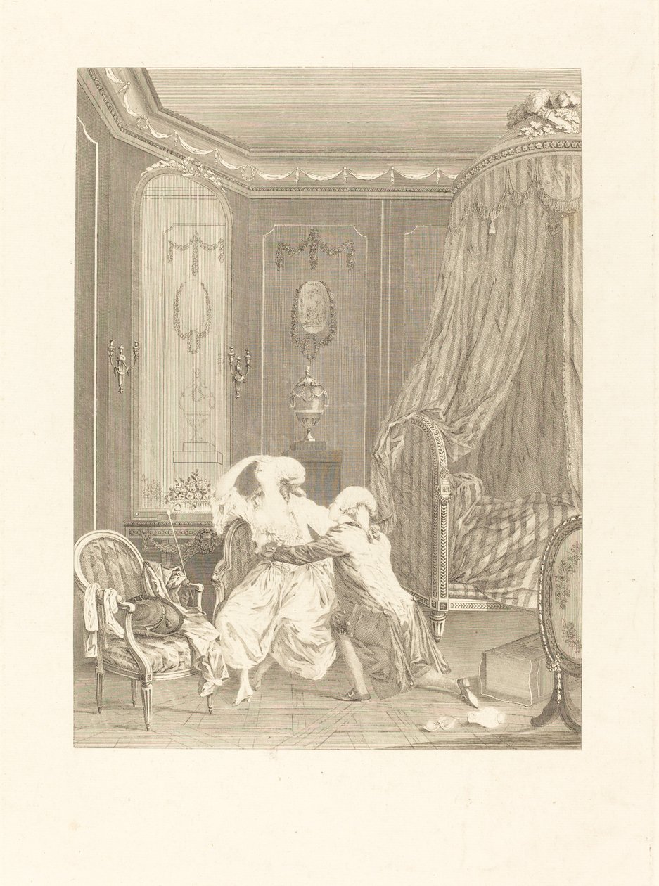 Geç tövbe by Gerard Rene Le Vilain after Nicolas Lavreince