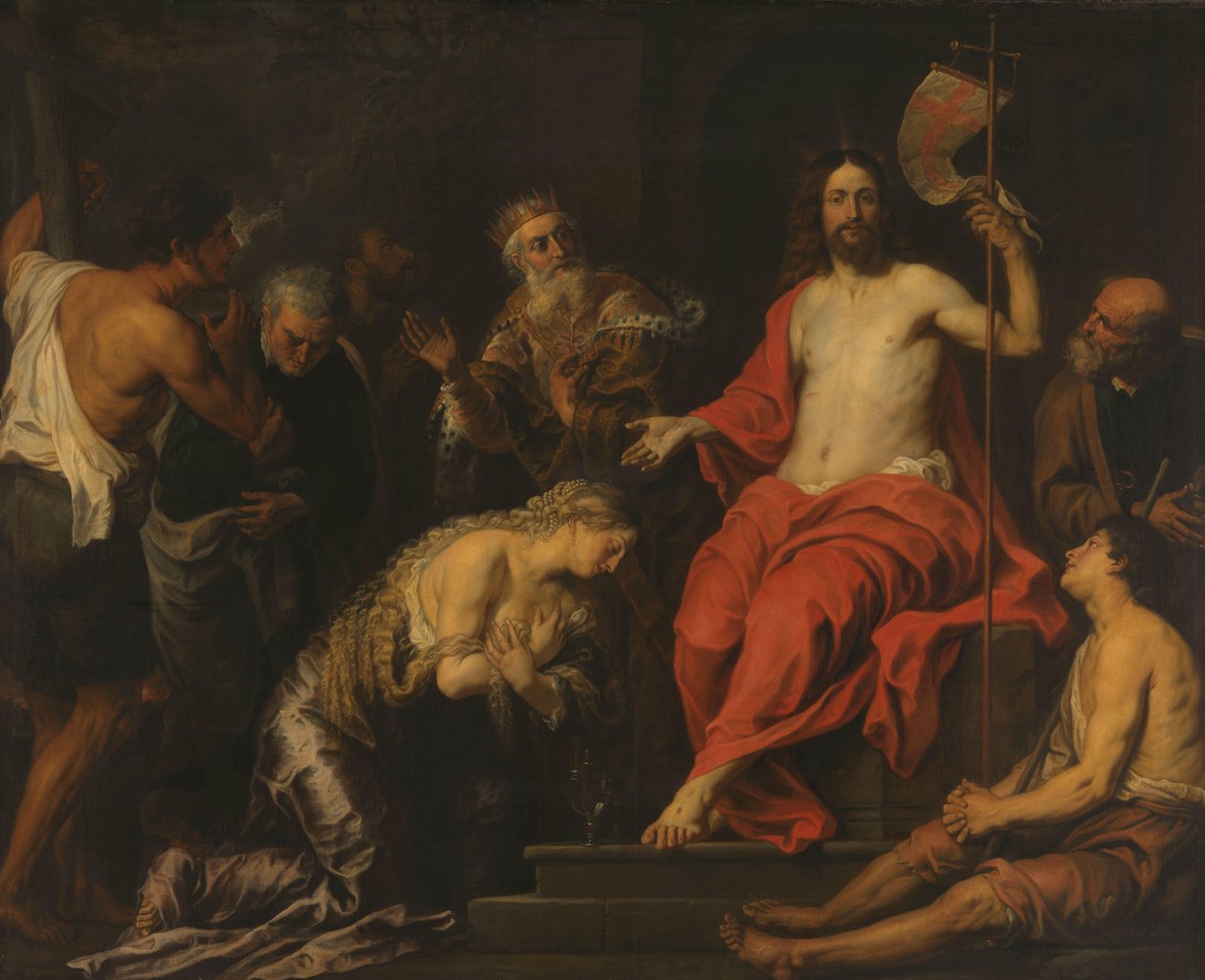 Mesih ve Tövbekar Günahkarlar by Gerard Seghers