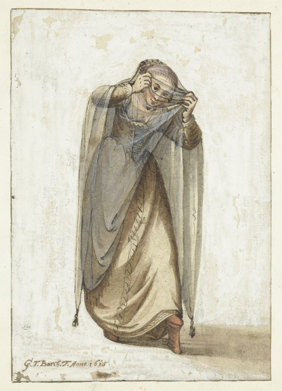 Venedikli fahişe by Gerard ter Borch
