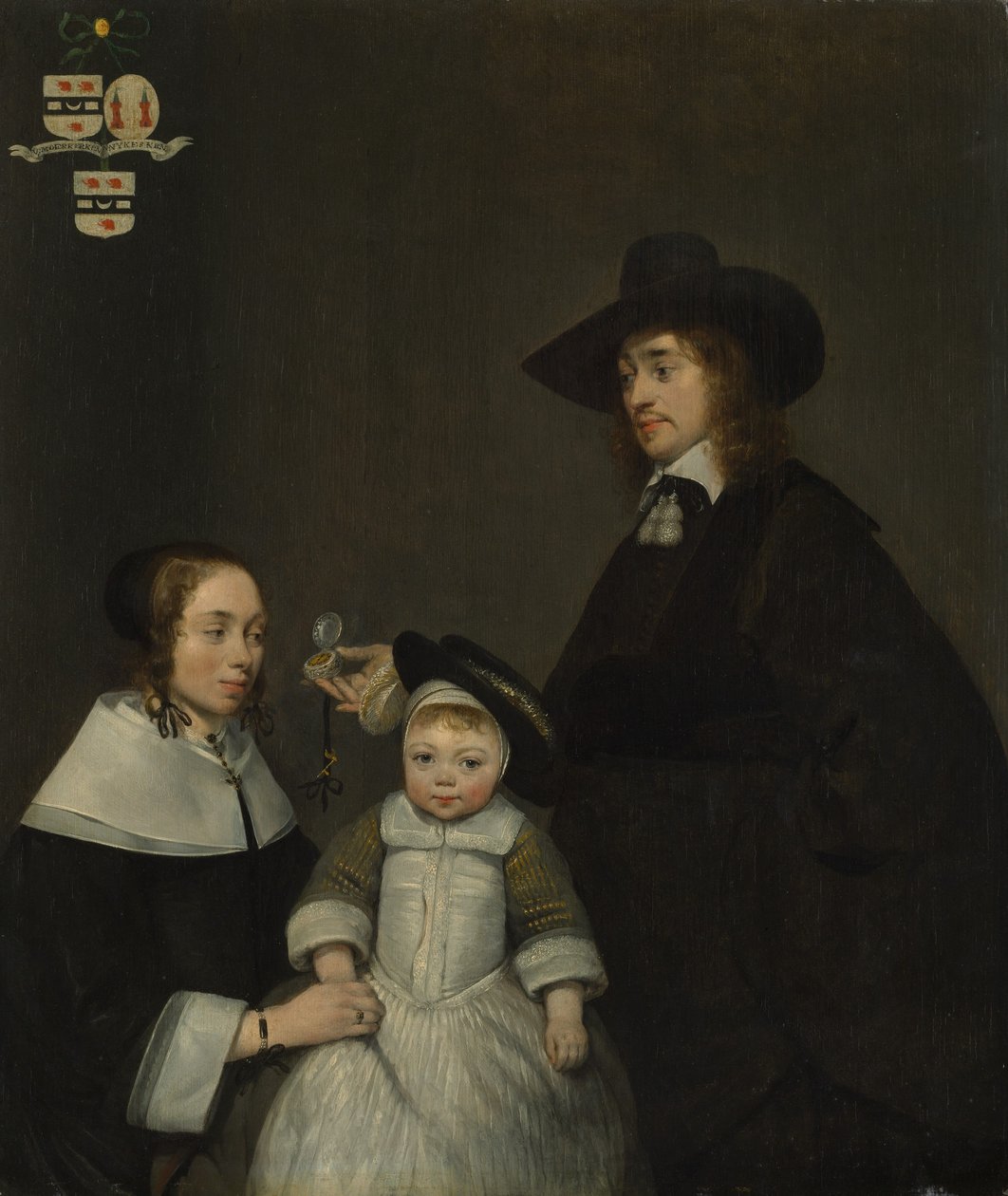 Van Moerkerken Ailesi, yaklaşık 1653-54. by Gerard Terborch II