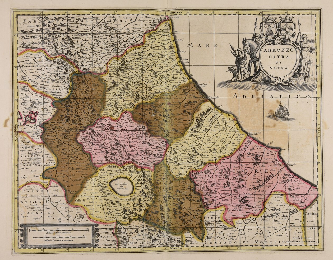 Abruzzo tarafı ve ötesi by Gerard Valck