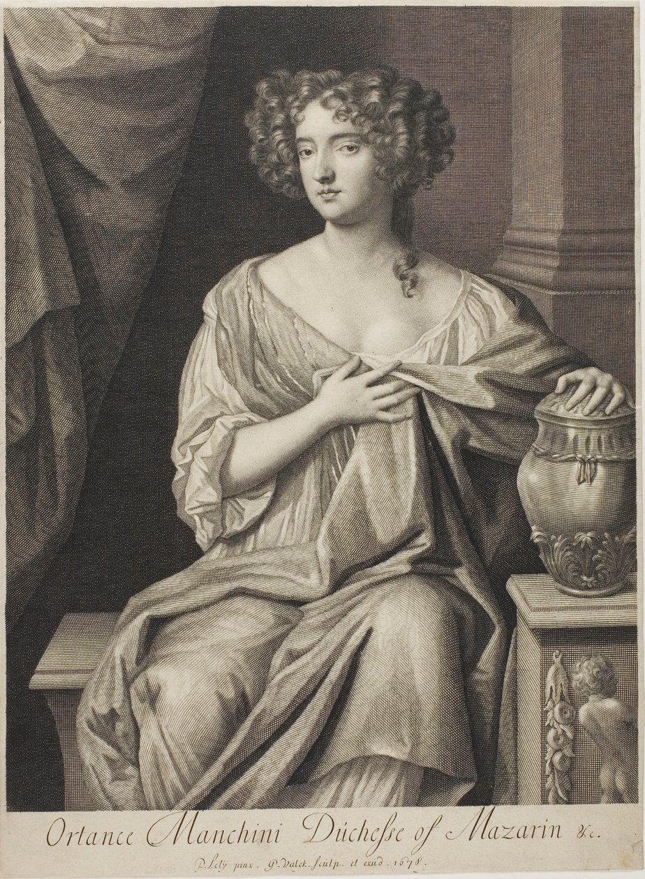 Mazarin Düşesi Ortensia Mancini by Gerard Valck