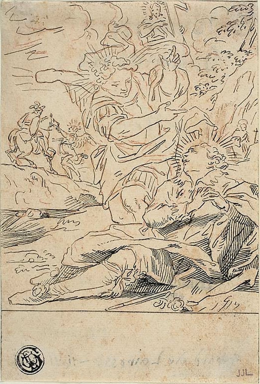 Azize Görünen Melek by Gerard de Lairesse