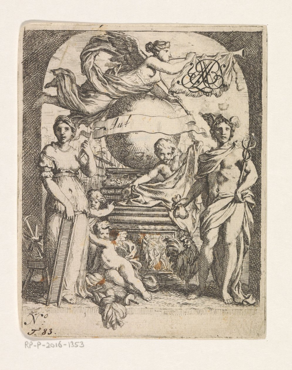 Merkür ve Dokuma Sanatı by Gerard de Lairesse