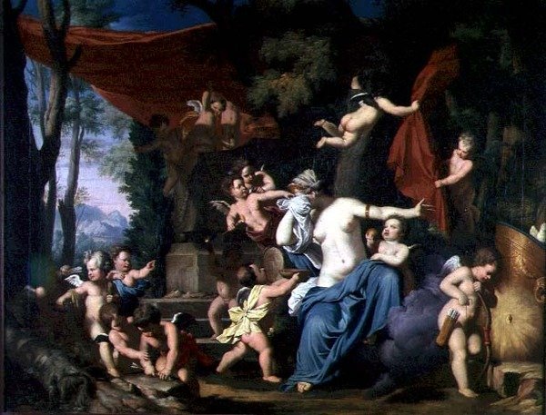 Venüs Yas Adonis (tuval üzerine yağlı boya) by Gerard de Lairesse