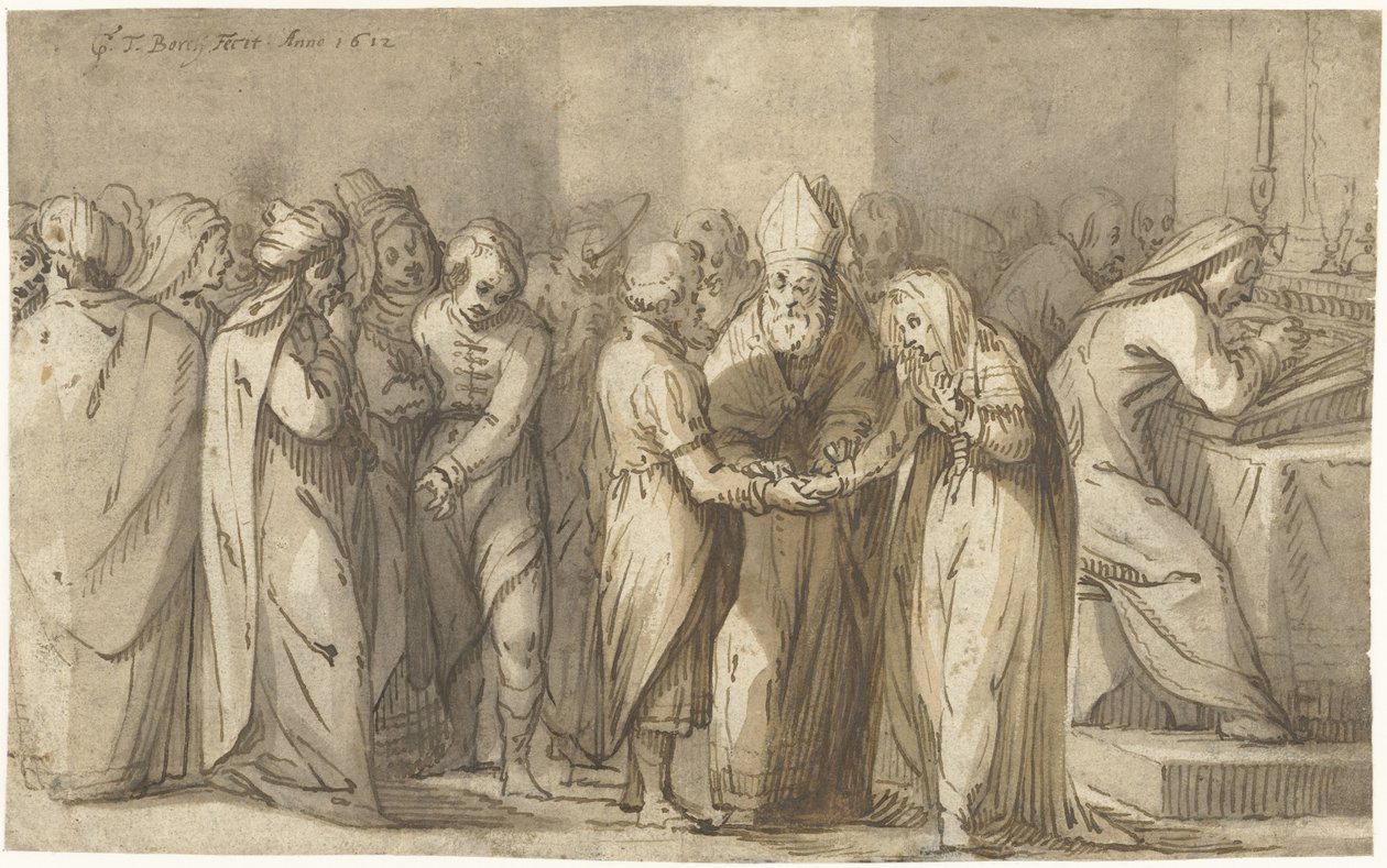 Meryem Ana'nın Evliliği Kutsaması by Gerard ter Borch