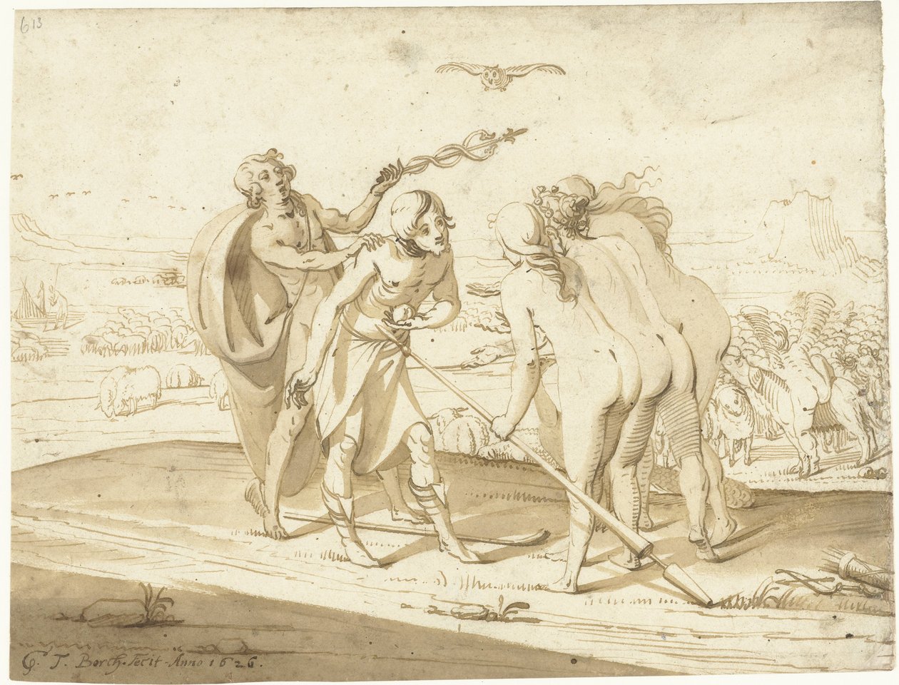 Paris'in kararı by Gerard ter Borch