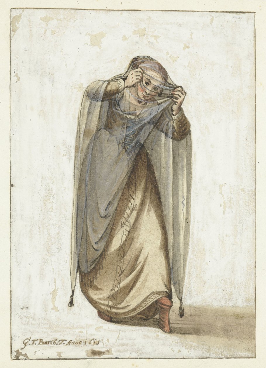 Venedik fahişesi by Gerard ter Borch (I)