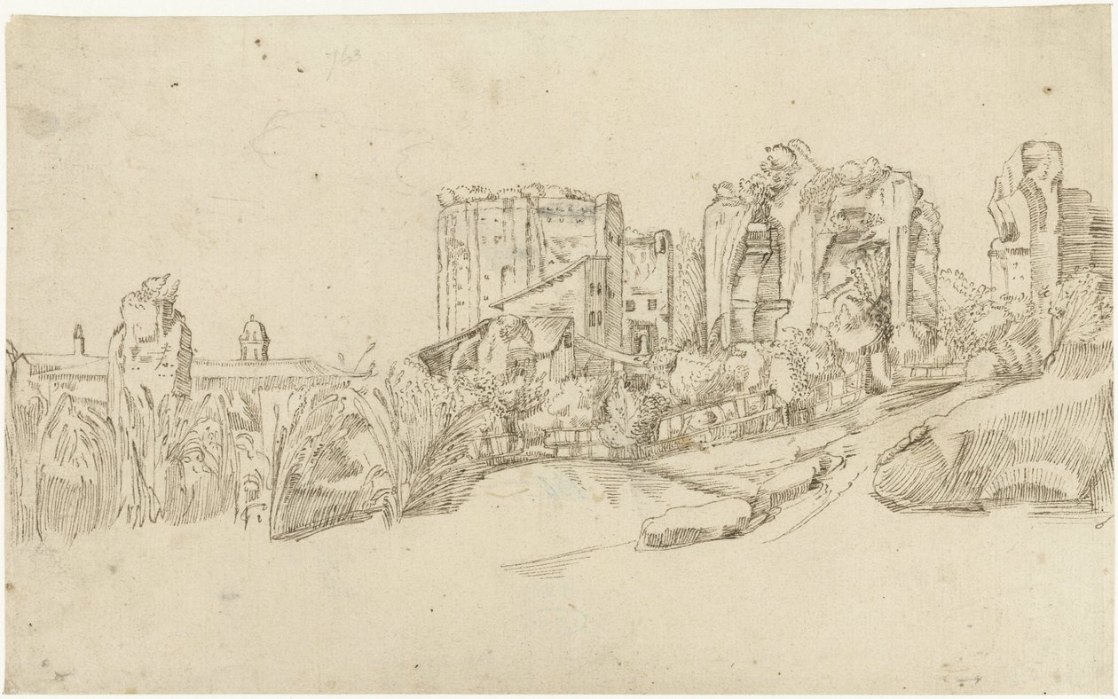 Trajan Hamamlarının Kalıntıları by Gerard ter Borch (II)