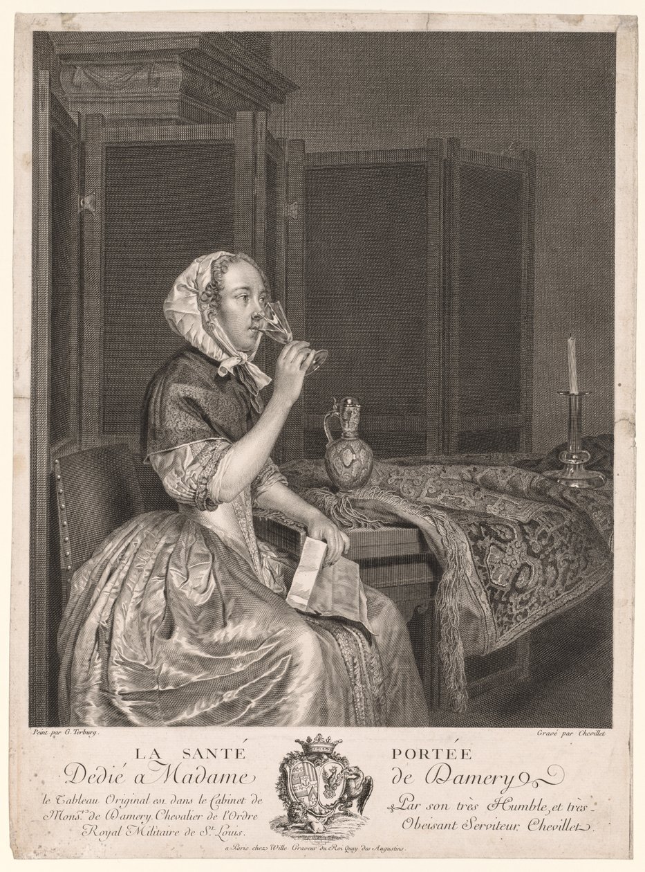Tost içmek by Gerard ter Borch