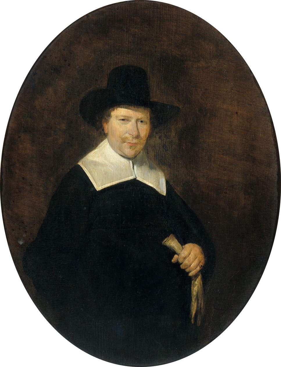 Gerard Abrahamsz van der Schalcke (1609-67). Haarlem Kumaş Tüccarı by Gerard ter Borch