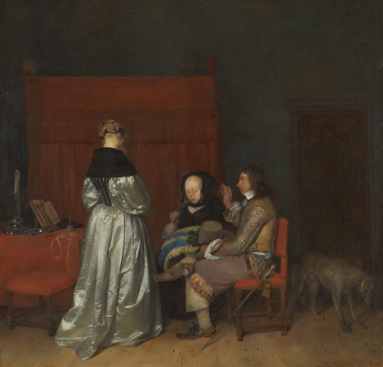 Baba Öğretisi olarak bilinen Gallant Sohbeti by Gerard ter Borch