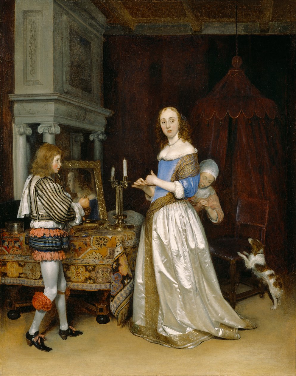 Tuvaletindeki Bayan, c.1660 by Gerard ter Borch