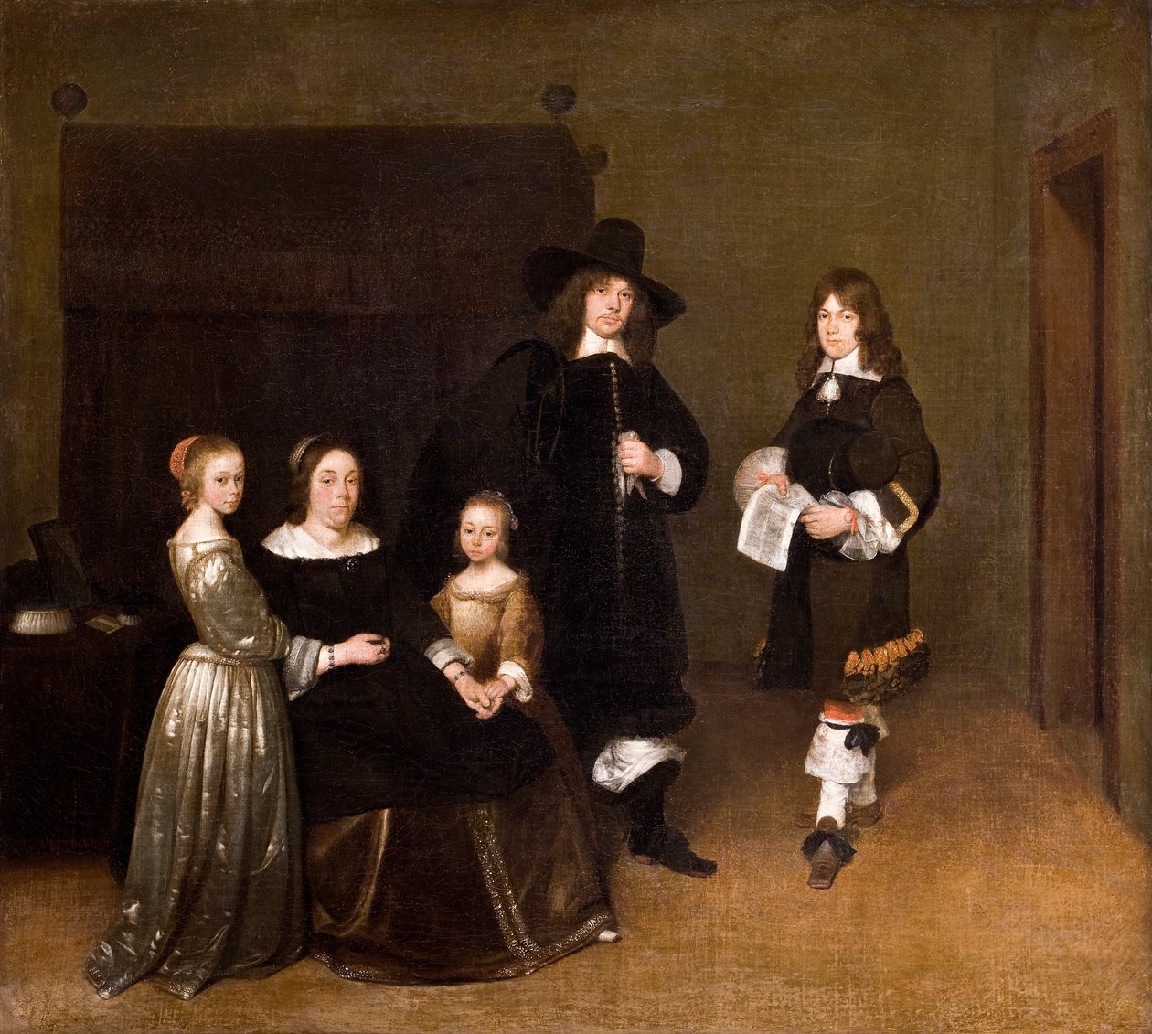 Bir Ailenin Portresi, 1656 by Gerard ter Borch