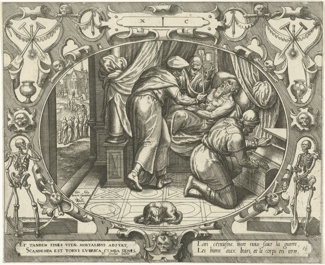 Adam yüz yaşında İnsanın On Çağı (dizi adı) by Gerard van Groeningen