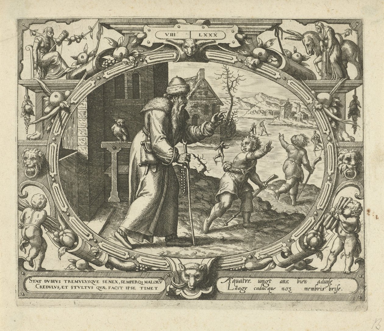Adam seksen yaşında İnsanın On Çağı (dizi adı) by Gerard van Groeningen