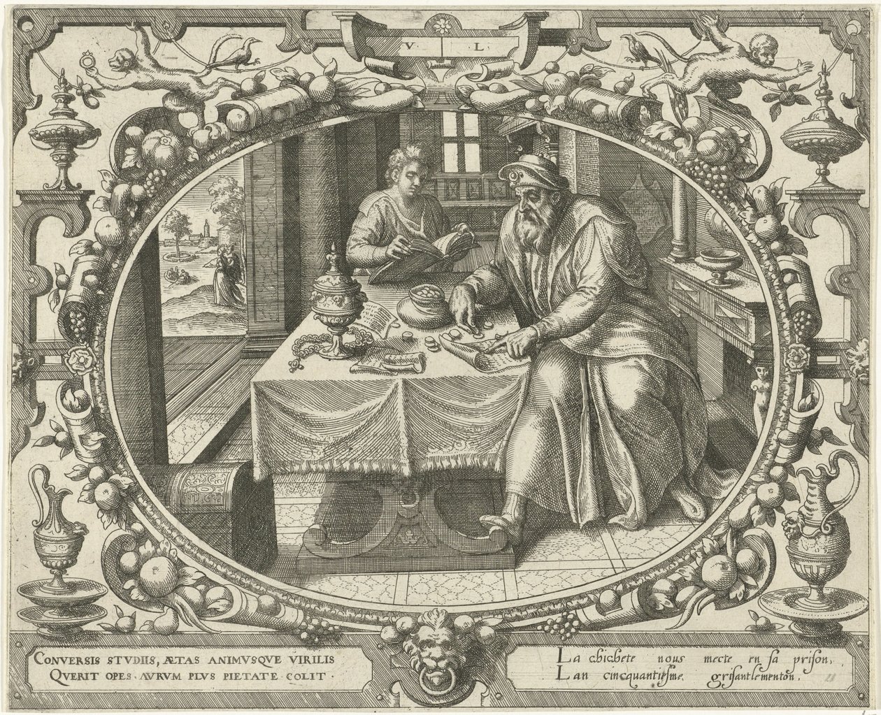 Adam elli yaşında İnsanın On Çağı (dizi adı) by Gerard van Groeningen