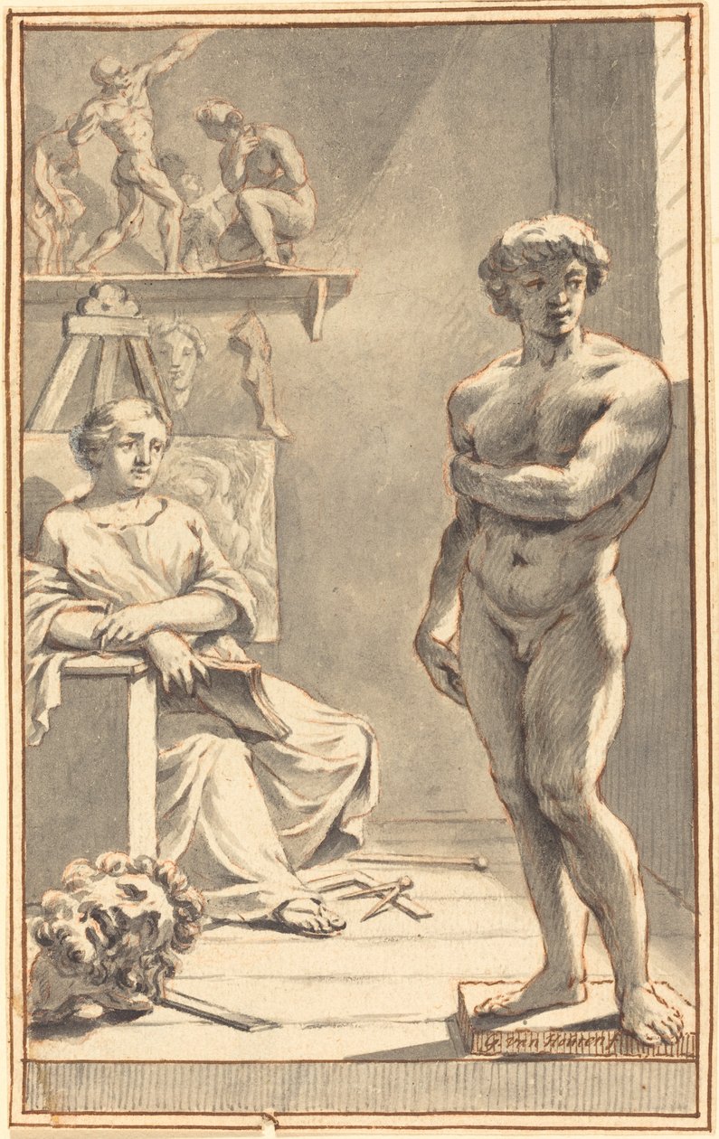Heykel Alegori by Gerard van Houten