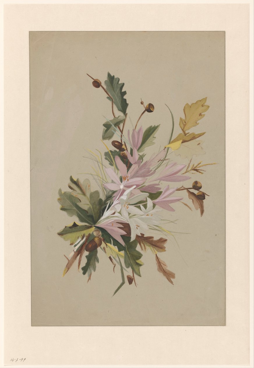 sonbahar parçası by Gerardina Jacoba van de Sande Bakhuyzen