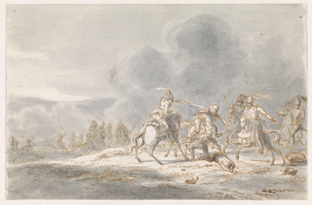 binicilik dövüşü by Gerardus Emaus de Micault