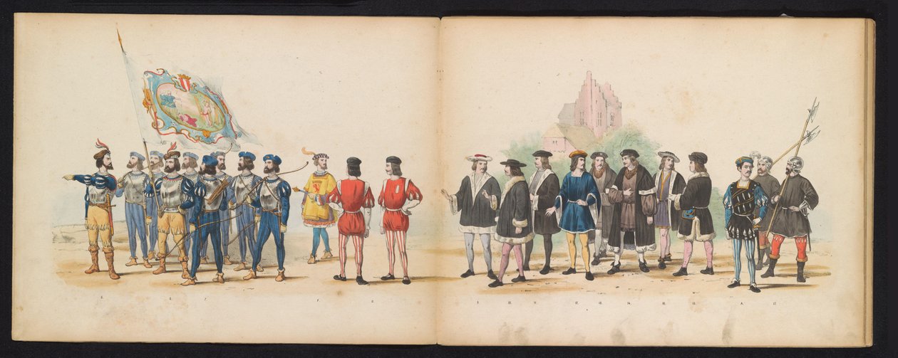 Leiden öğrencilerinin maskeli balosu, 1855 (levha 2) 12 Haziran 1855