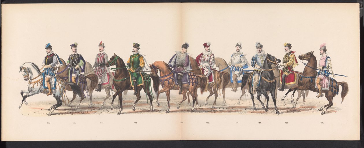 Leiden Öğrencilerinin Maskeli Balosu, 1870 (levha 10) Leiden öğrenci birliği üyeleri tarafından 7 Haziran 1870