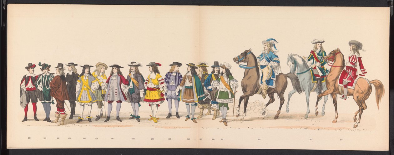 Leiden Öğrencilerinin Maskeli Balosu, 1875 (levha 16) Leiden öğrenci birliğinin üyeleri tarafından 15 Haziran 1875