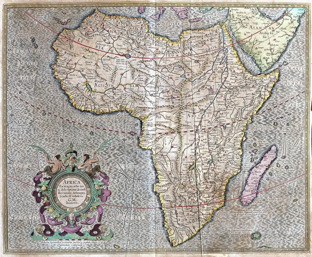 Afrika by Gerardus Mercator