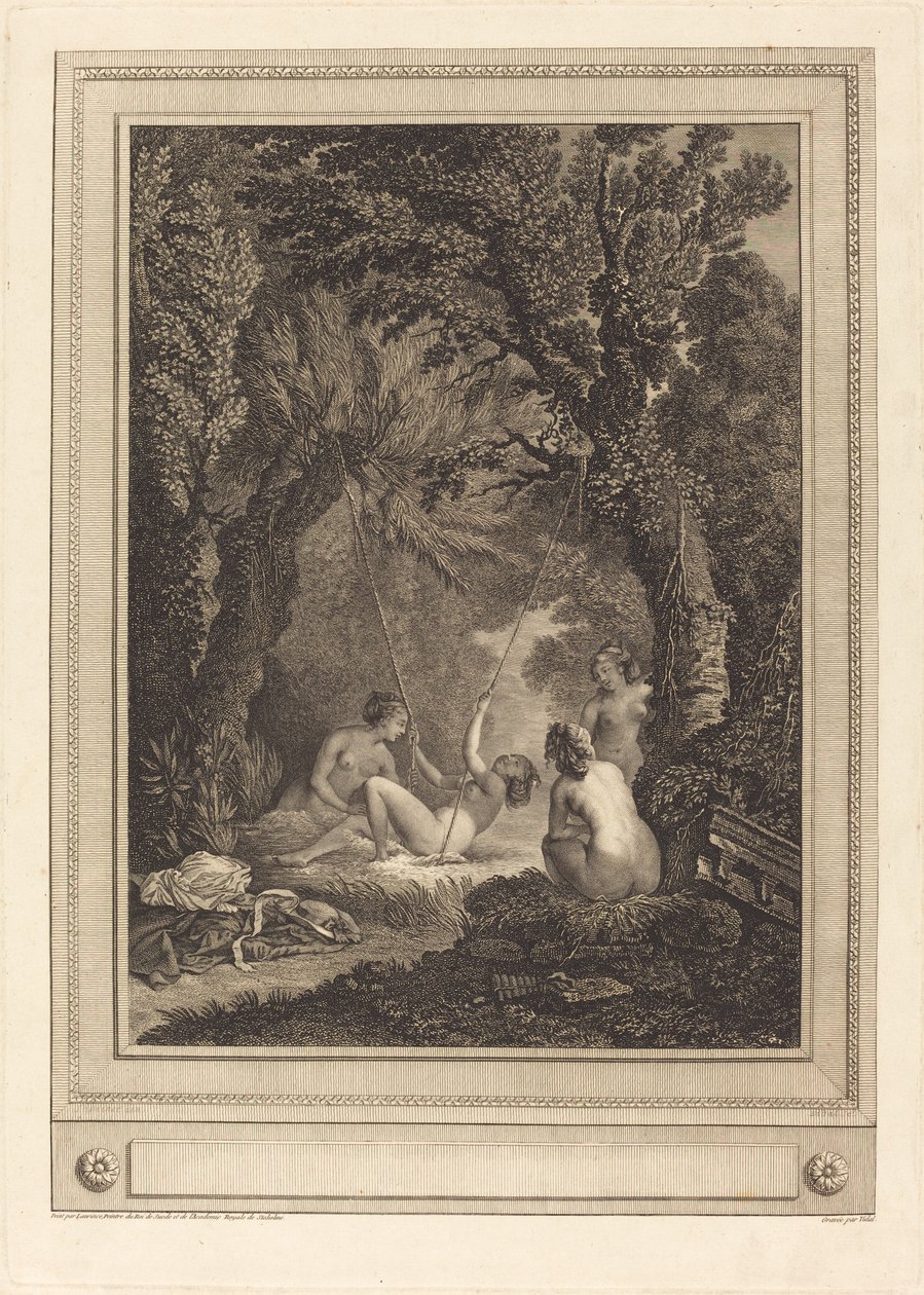 Gizemli salıncak, 1784. by Geraud Vidal