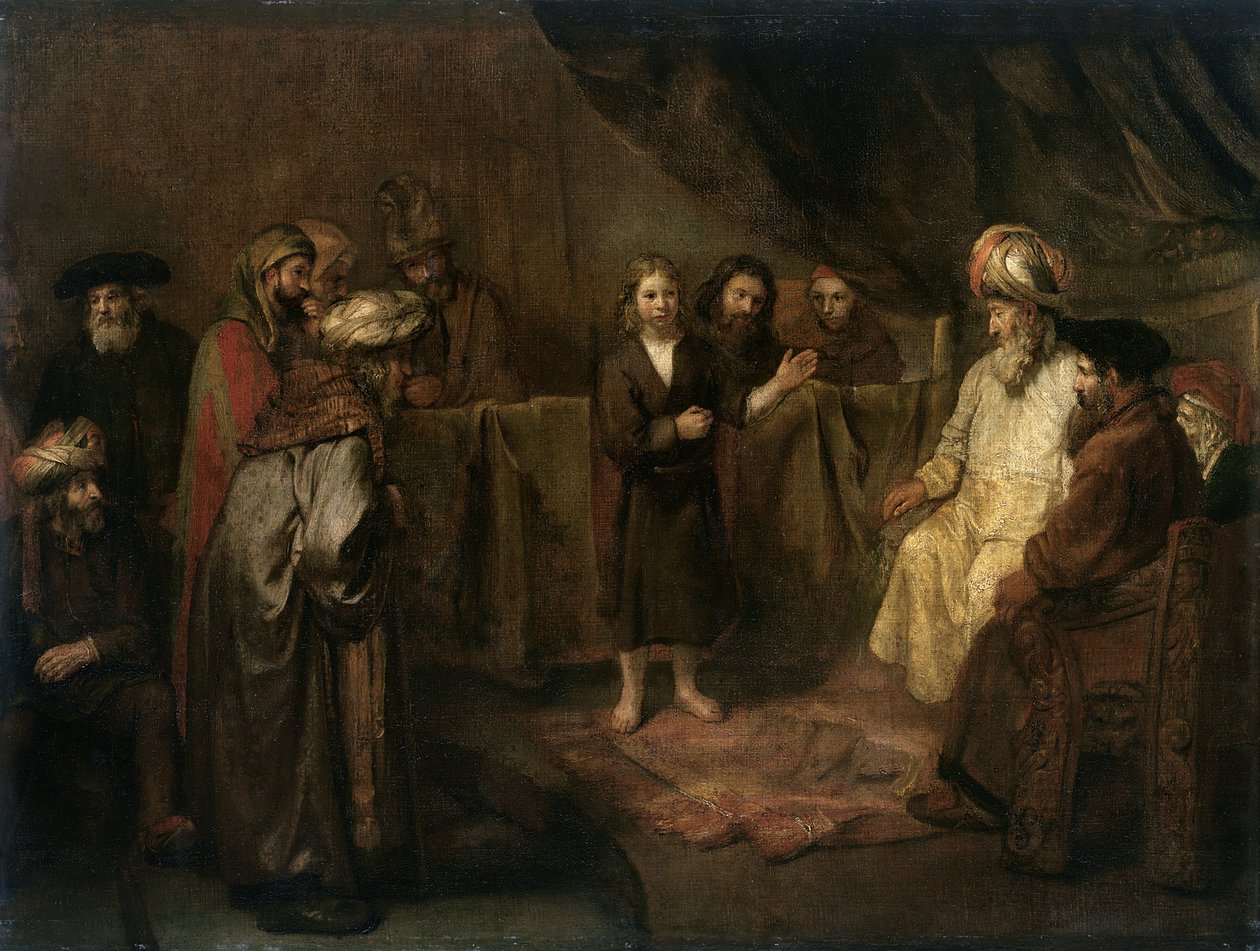Tapınaktaki Bebek İsa by Gerbrand van den Eeckhout