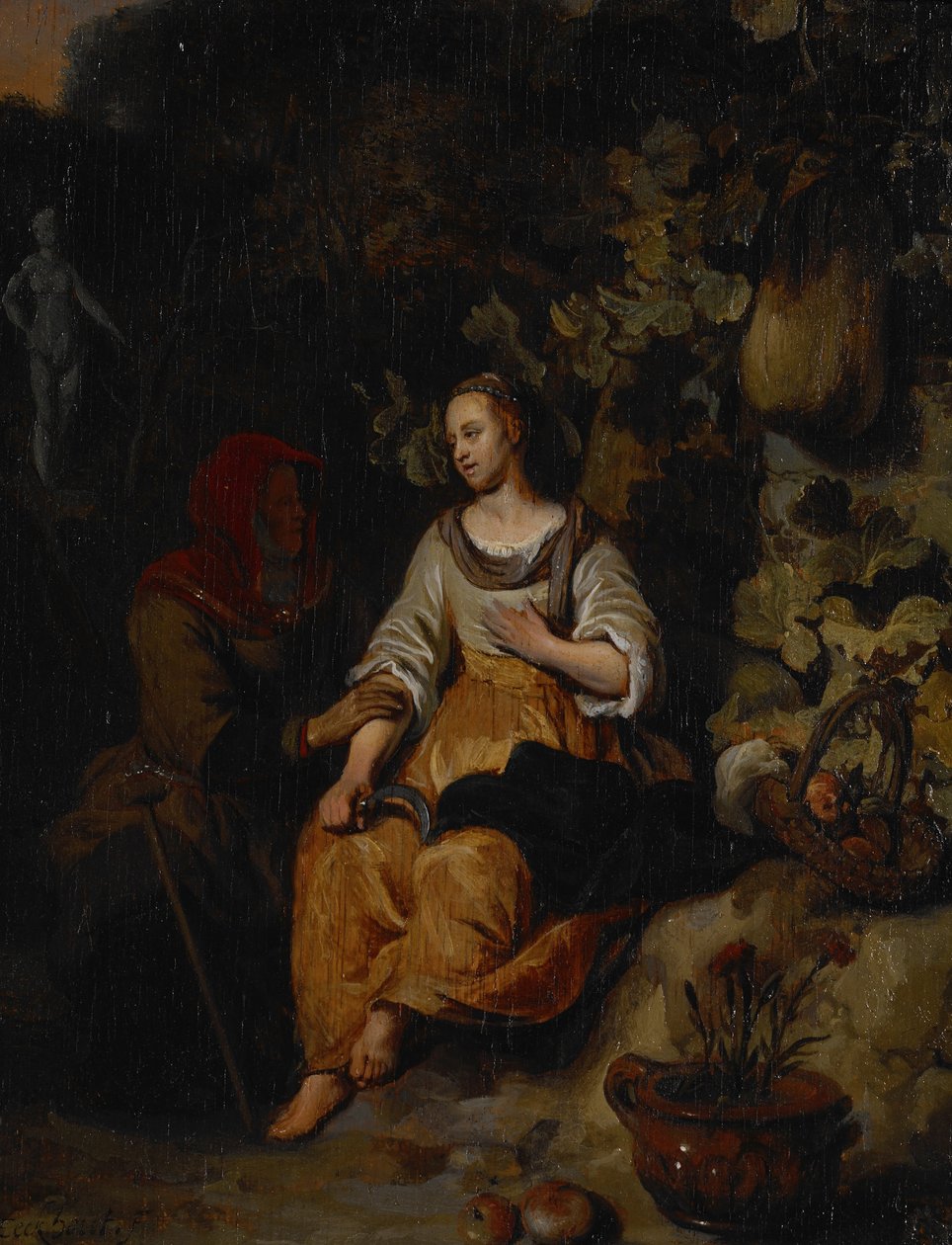 Vertumnus ve Pomona by Gerbrand van den Eeckhout