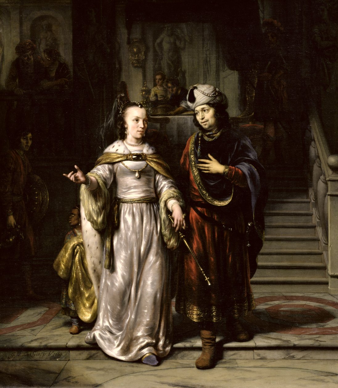 Anthony ve Kleopatra, 1669 by Gerbrand van den Eeckhout