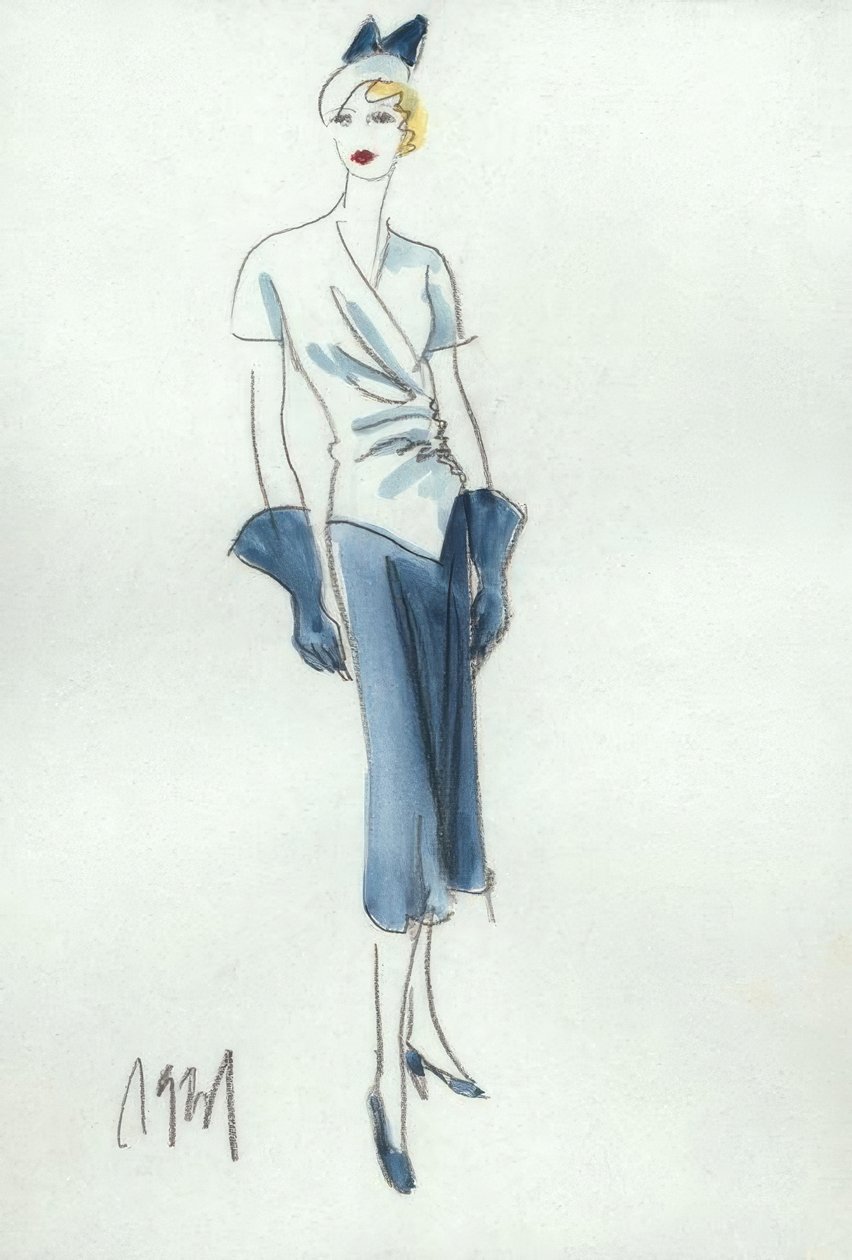 Kadın modası 1931, etek ve bluz / G. Hartung by Gerd Hartung