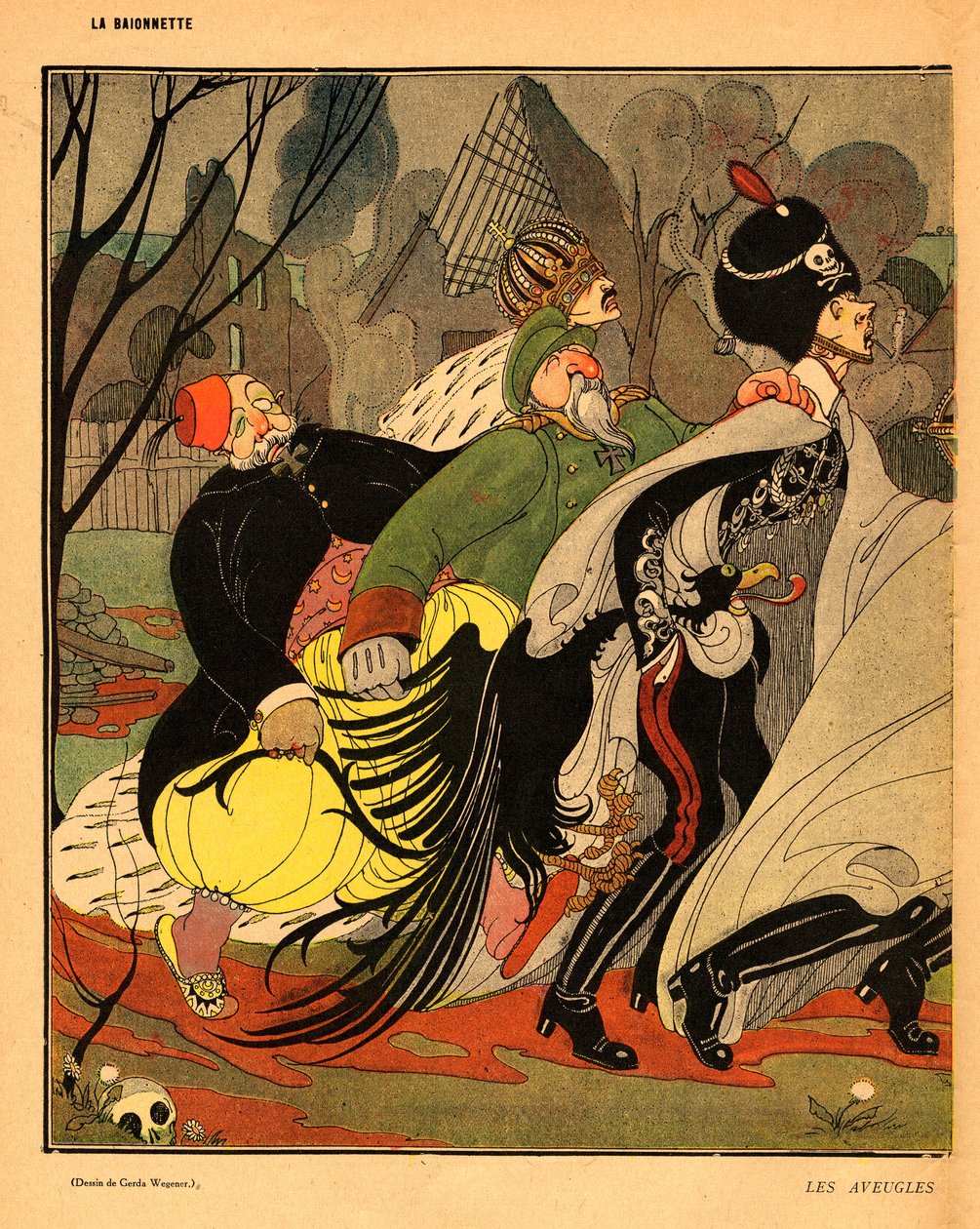 Baionette, Renklerde Hiciv by Gerda Marie Frederike Wegener