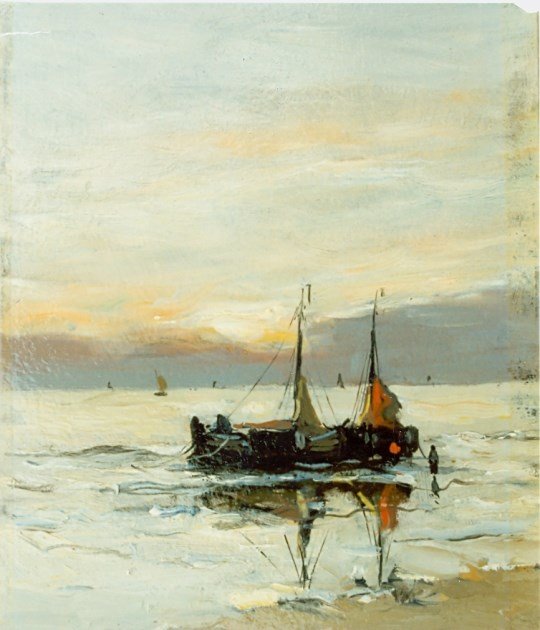 Sahilde bomba botları by Gerhard Morgenstjerne Munthe
