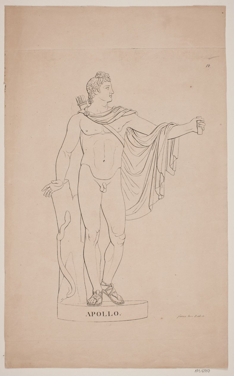 Apollon by Gerhard Ludvig Lahde
