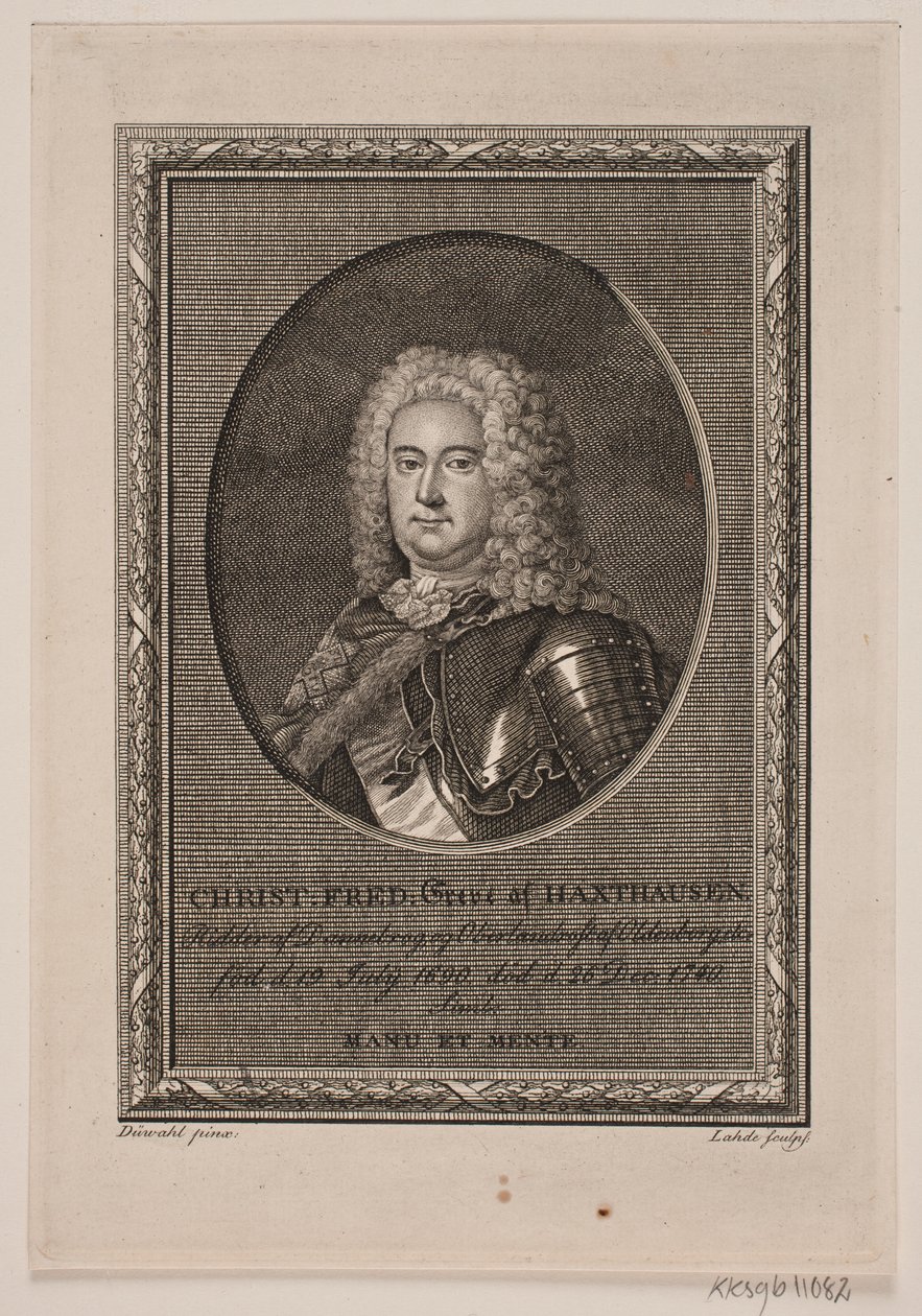 Haxthausen Christian Frederik Kontu by Gerhard Ludvig Lahde