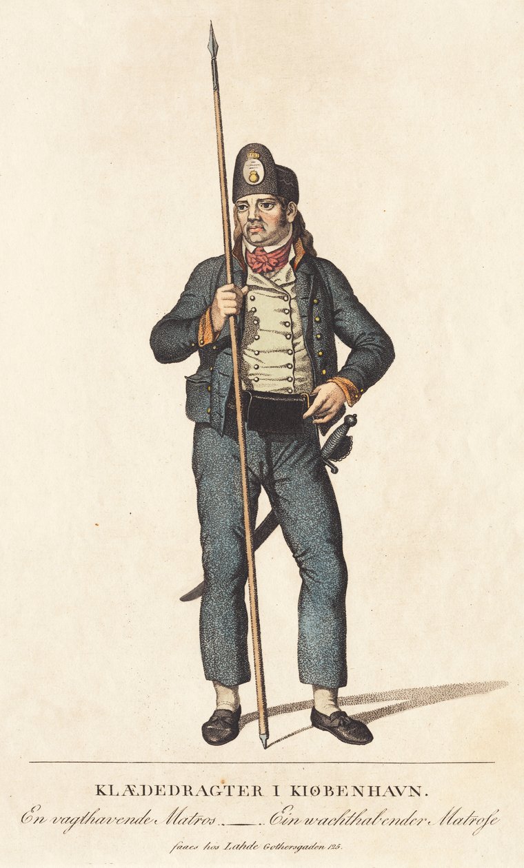 Görevli bir denizci by Gerhard Ludvig Lahde