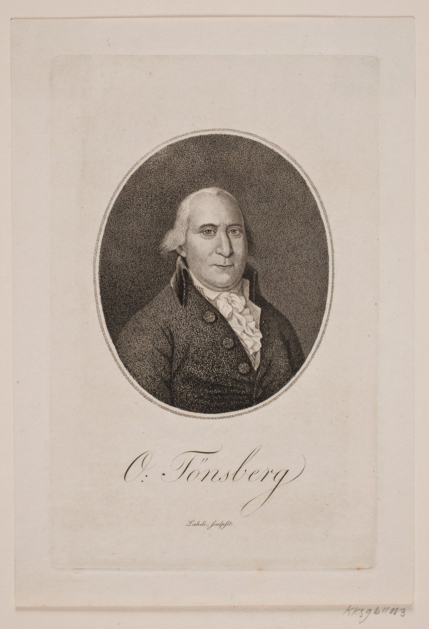 Otto Thott Tonsberg by Gerhard Ludvig Lahde