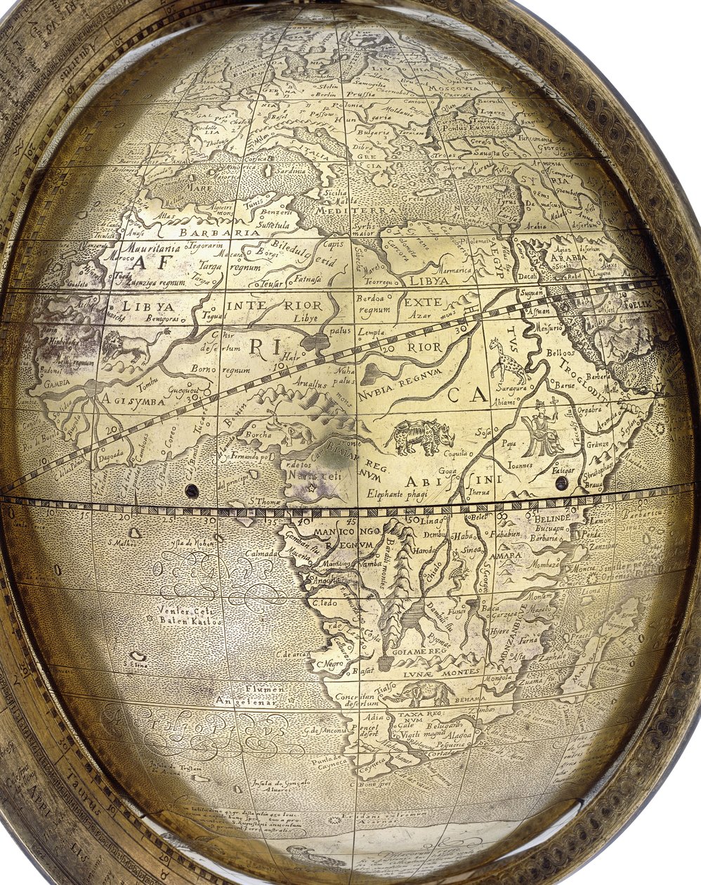 Küre, 1579 by Gerhard Mercator of Duisburg