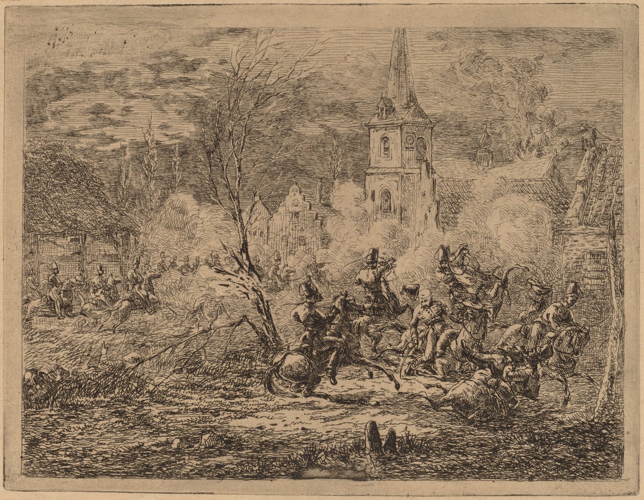 Bir Köyün Ele Geçirilmesi by Gerhardus Emaus de Micault
