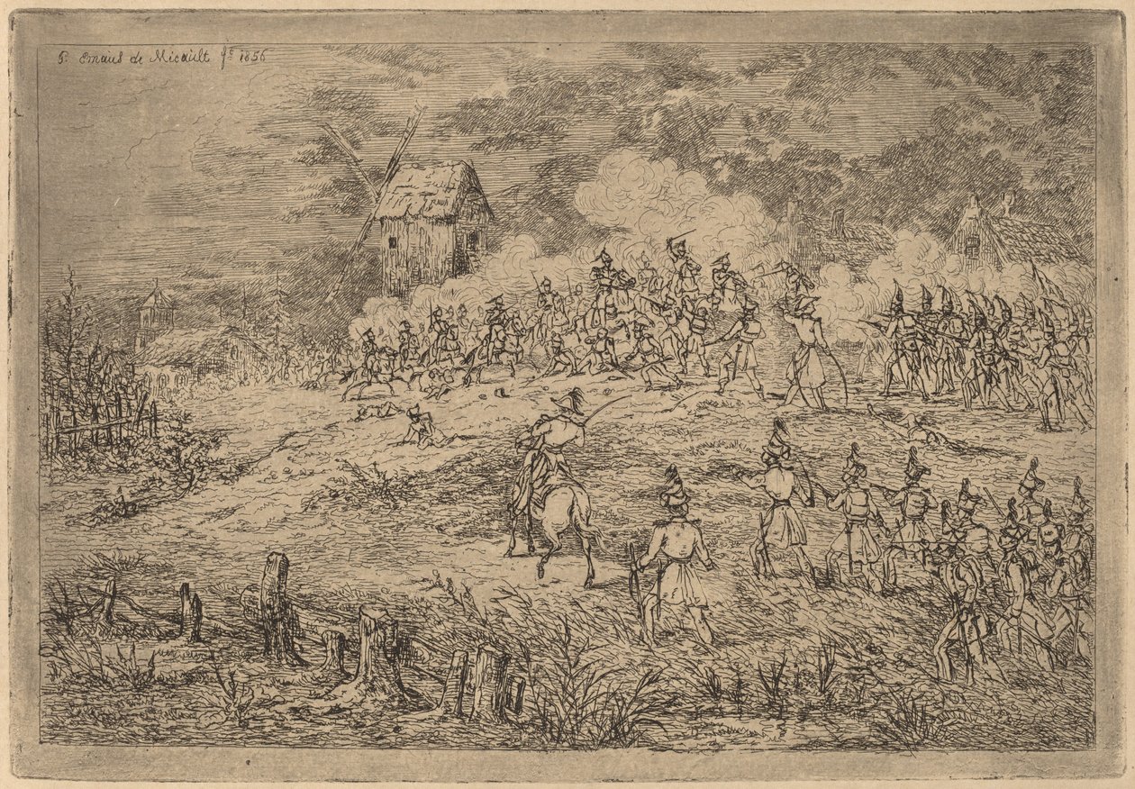 Süvari hücumu by Gerhardus Emaus de Micault