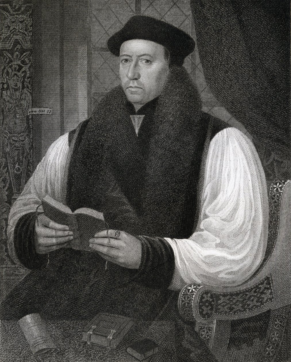 Portrait of Thomas Cranmer (1489-1556) from 