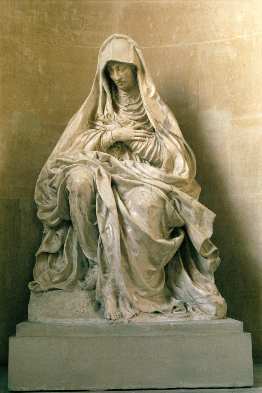 Hüzün Bakiresi, c.1580 (mermer) by Germain Pilon